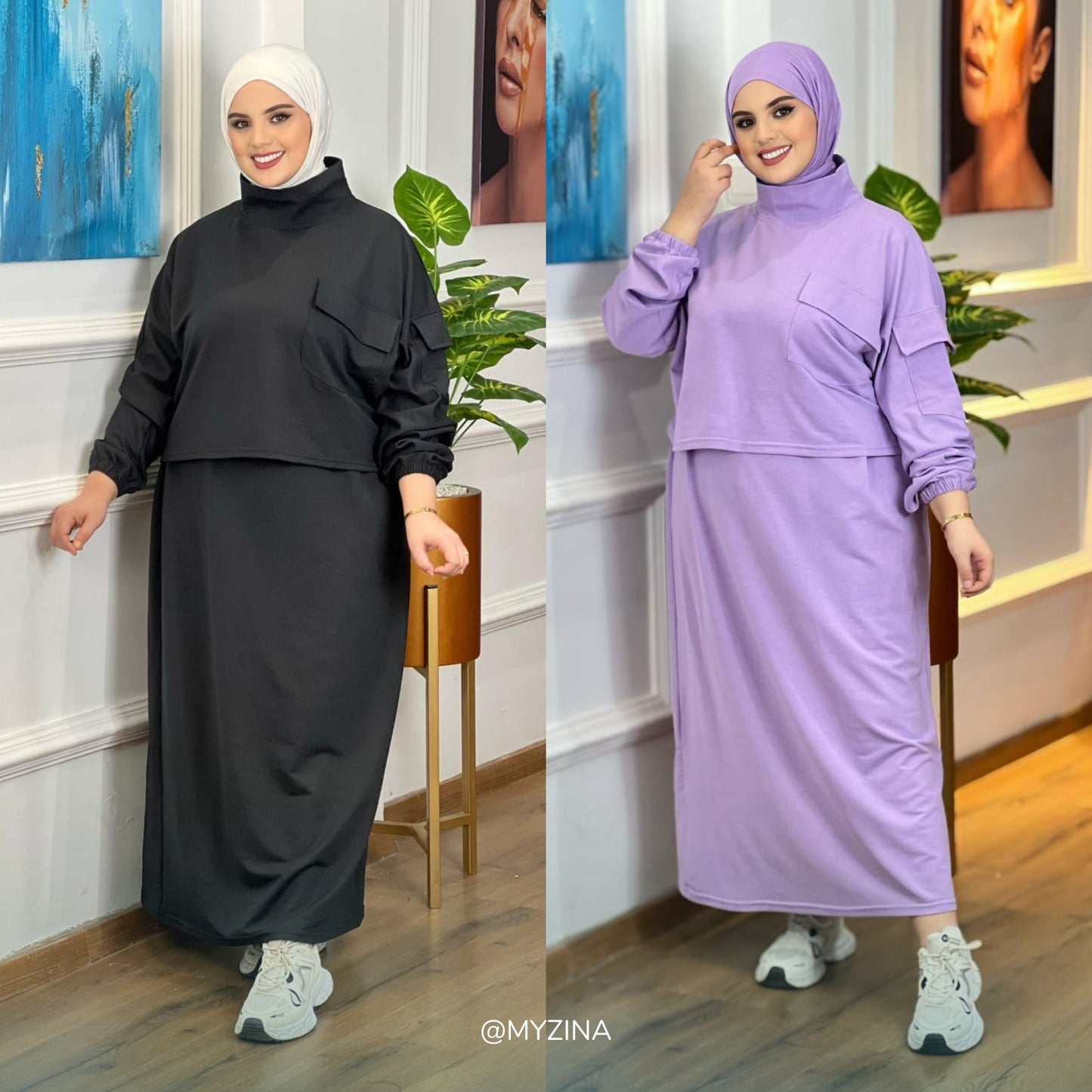 🌸 كسوة راقية من قطعتين