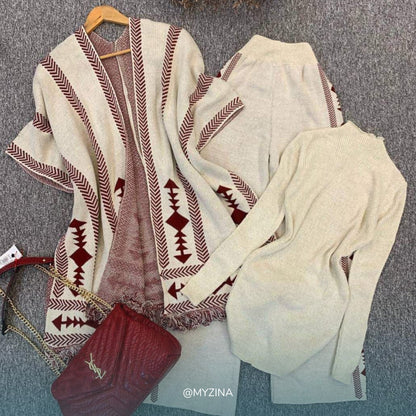 أنسومبل ثلاث قطع صوف