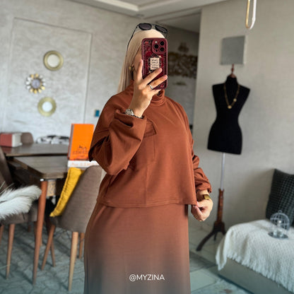 🌸 كسوة راقية من قطعتين